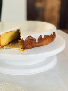 The Perfect Lemon Drizzle Almond Cake