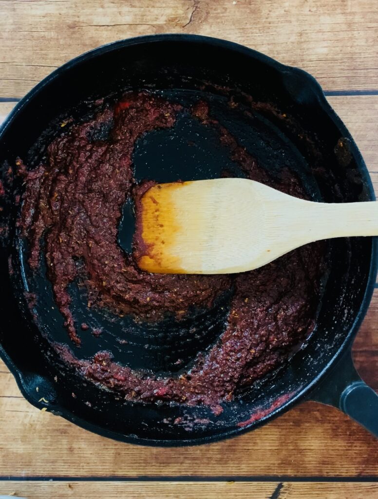 Photo of Ottolenghi's Chraimeh sauce